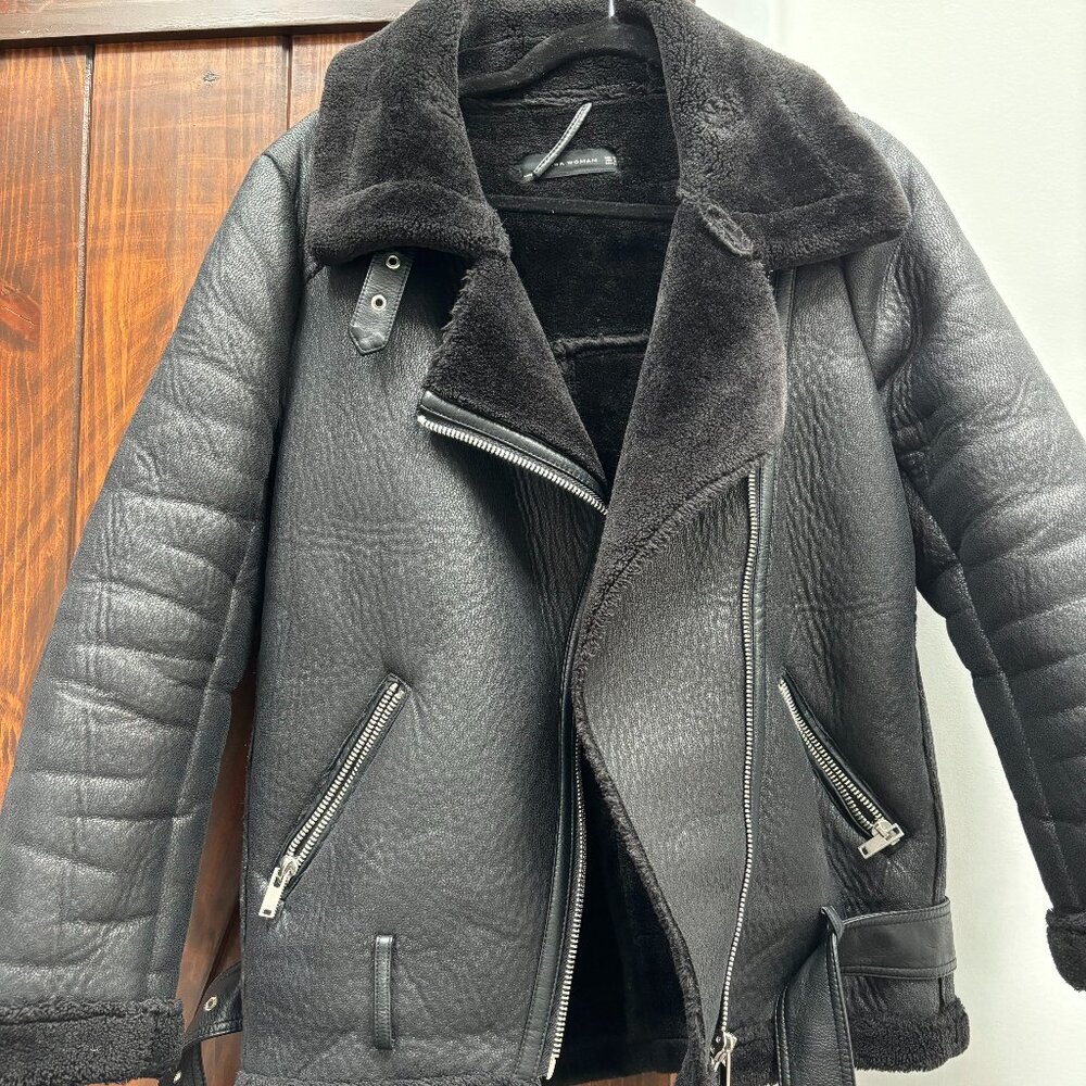 Zara motorcycle jacket
